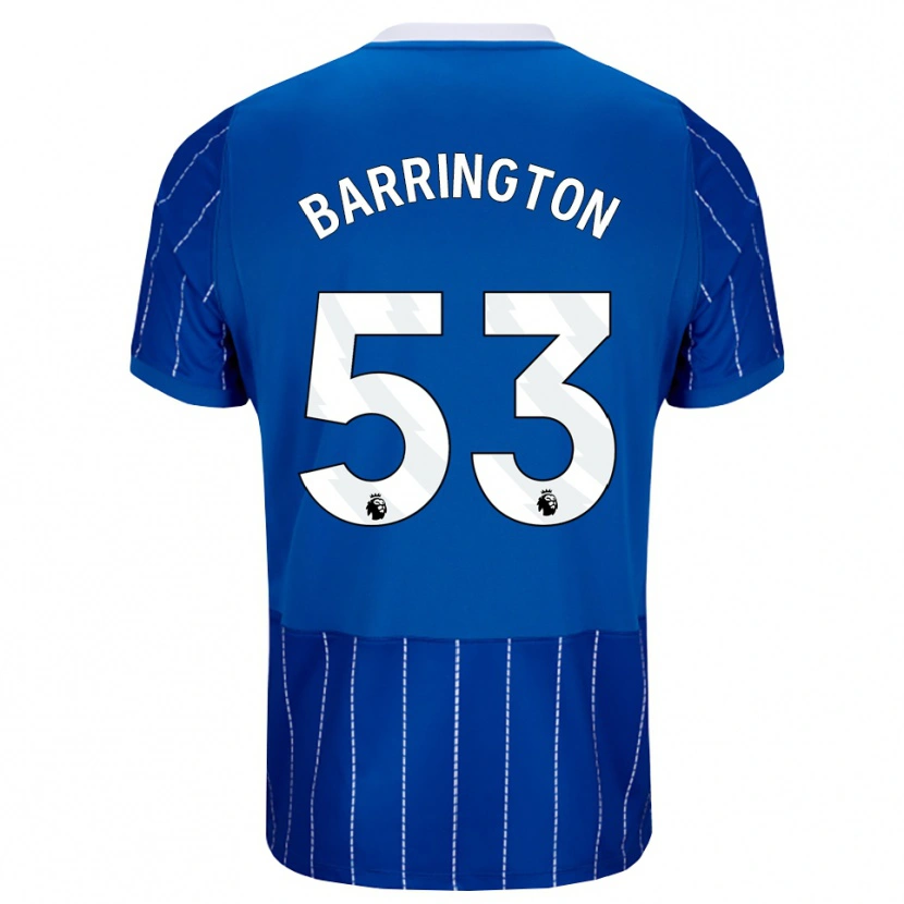 Danxen Herren Luca Barrington #53 Mittelblau Weiß Heimtrikot Trikot 2026/27 T-Shirt