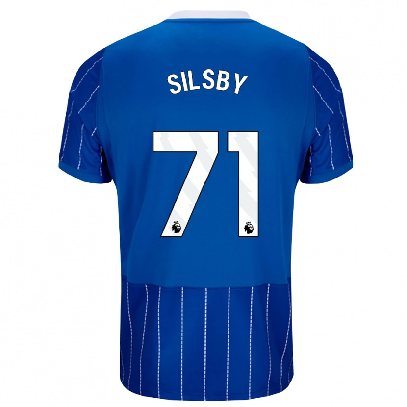 Danxen Herren Tyler Silsby #71 Mittelblau Weiß Heimtrikot Trikot 2026/27 T-Shirt