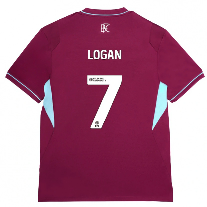 Danxen Herren Heidi Logan #7 Burgund Grün Heimtrikot Trikot 2026/27 T-Shirt