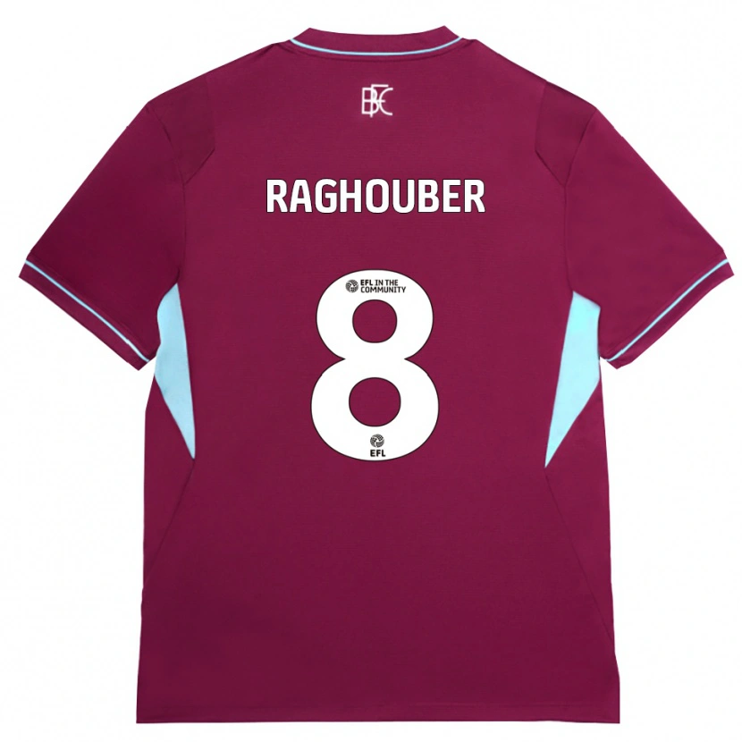 Danxen Herren Ugo Raghouber #8 Burgund Grün Heimtrikot Trikot 2026/27 T-Shirt