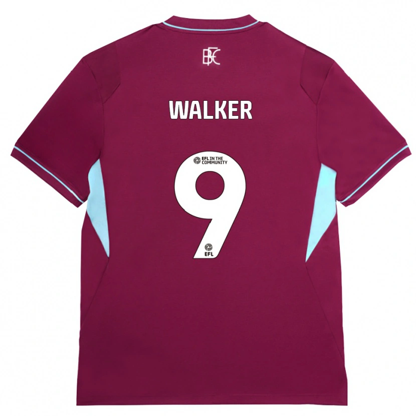 Danxen Herren Claudia Walker #9 Burgund Grün Heimtrikot Trikot 2026/27 T-Shirt