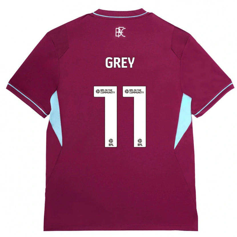 Danxen Herren Anna Grey #11 Burgund Grün Heimtrikot Trikot 2026/27 T-Shirt