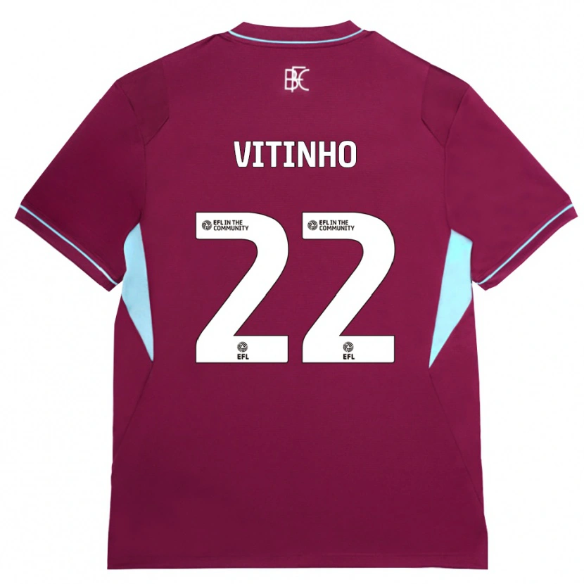 Danxen Herren Vitinho #22 Burgund Grün Heimtrikot Trikot 2026/27 T-Shirt