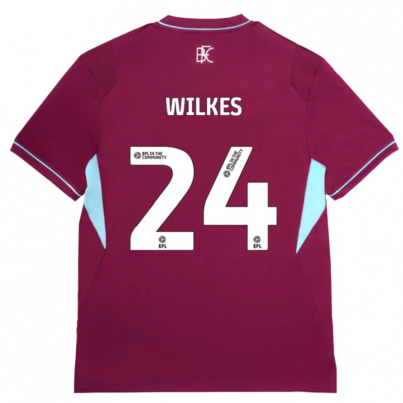 Danxen Herren Tilly Wilkes #24 Burgund Grün Heimtrikot Trikot 2026/27 T-Shirt