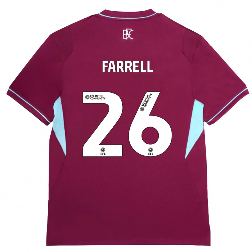 Danxen Herren Lucy Farrell #26 Burgund Grün Heimtrikot Trikot 2026/27 T-Shirt