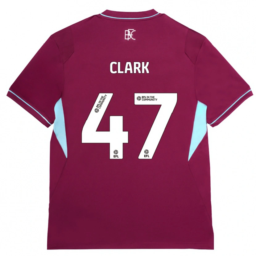 Danxen Herren Ellis Clark #47 Burgund Grün Heimtrikot Trikot 2026/27 T-Shirt