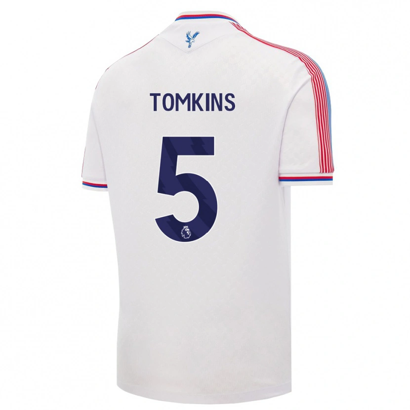 Danxen Herren James Tomkins #5 Weiß Rot Blau Heimtrikot Trikot 2026/27 T-Shirt