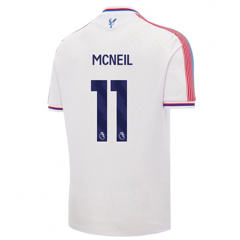 Danxen Herren Dwight Mcneil #11 Weiß Rot Blau Heimtrikot Trikot 2026/27 T-Shirt