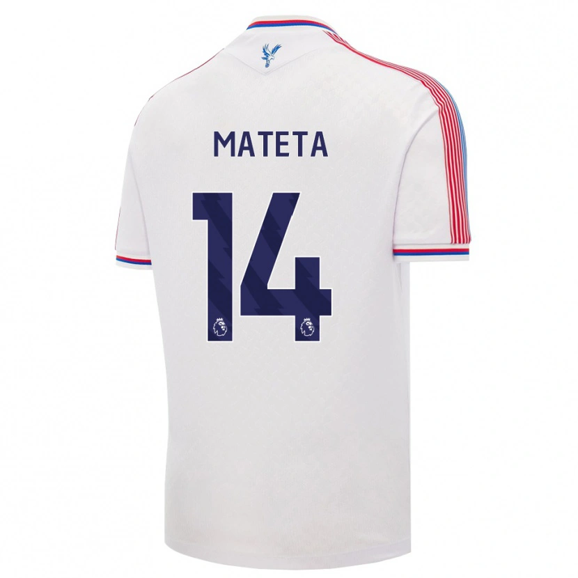 Danxen Herren Jean-Philippe Mateta #14 Weiß Rot Blau Heimtrikot Trikot 2026/27 T-Shirt