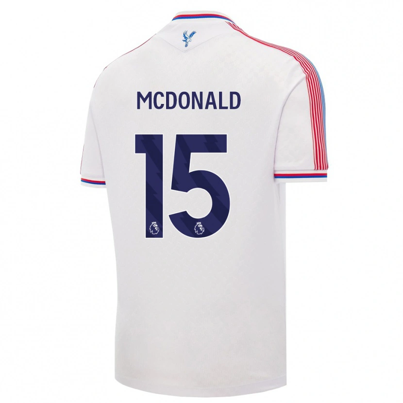 Danxen Herren Jayden Mcdonald #15 Weiß Rot Blau Heimtrikot Trikot 2026/27 T-Shirt