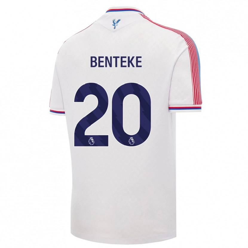 Danxen Herren Christian Benteke #20 Weiß Rot Blau Heimtrikot Trikot 2026/27 T-Shirt