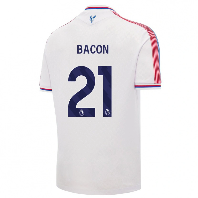 Danxen Herren Skye Bacon #21 Weiß Rot Blau Heimtrikot Trikot 2026/27 T-Shirt