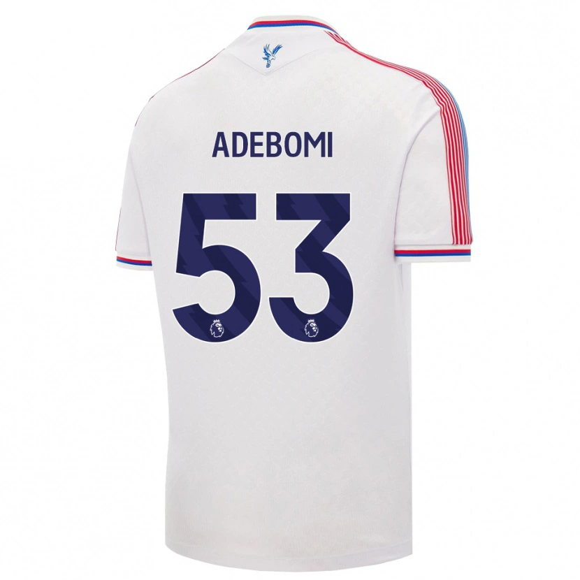 Danxen Herren Ademola Ola Adebomi #53 Weiß Rot Blau Heimtrikot Trikot 2026/27 T-Shirt