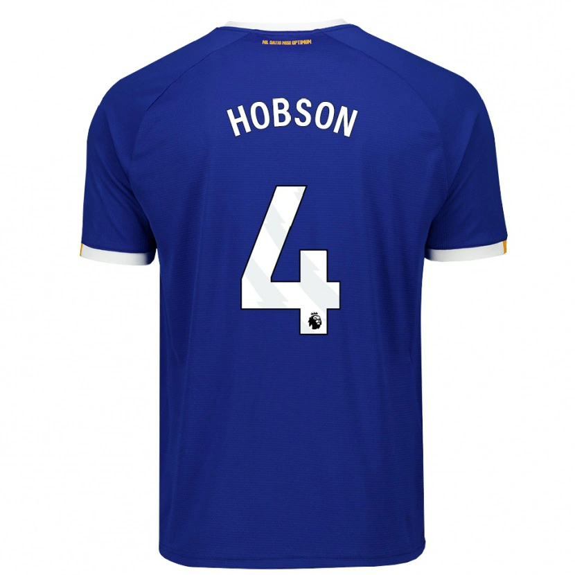 Danxen Herren Issy Hobson #4 Blau Weiß Gelb Heimtrikot Trikot 2026/27 T-Shirt