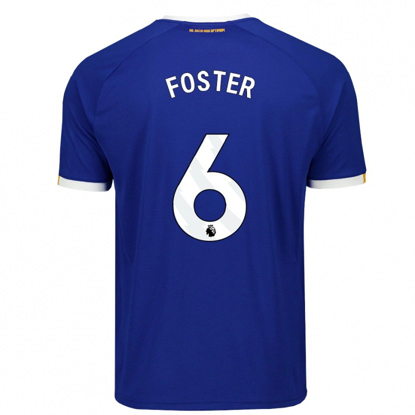 Danxen Herren Harvey Foster #6 Blau Weiß Gelb Heimtrikot Trikot 2026/27 T-Shirt