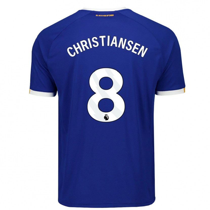 Danxen Herren Izzy Christiansen #8 Blau Weiß Gelb Heimtrikot Trikot 2026/27 T-Shirt