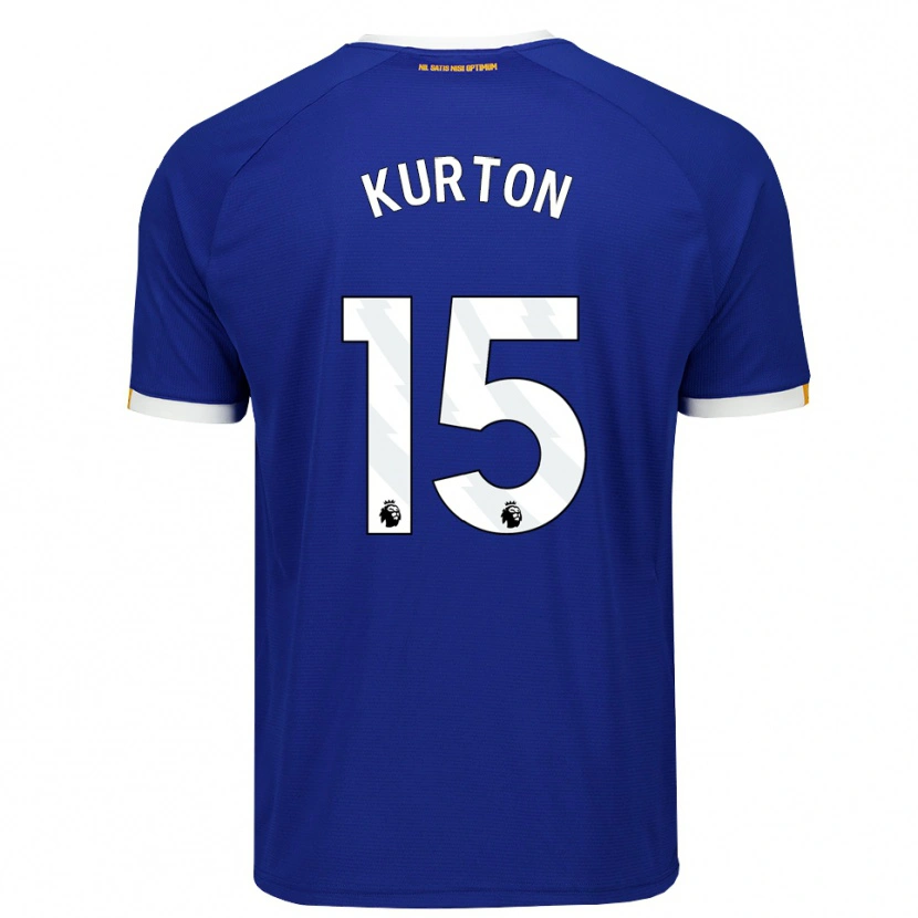 Danxen Herren Joe Kurton #15 Blau Weiß Gelb Heimtrikot Trikot 2026/27 T-Shirt
