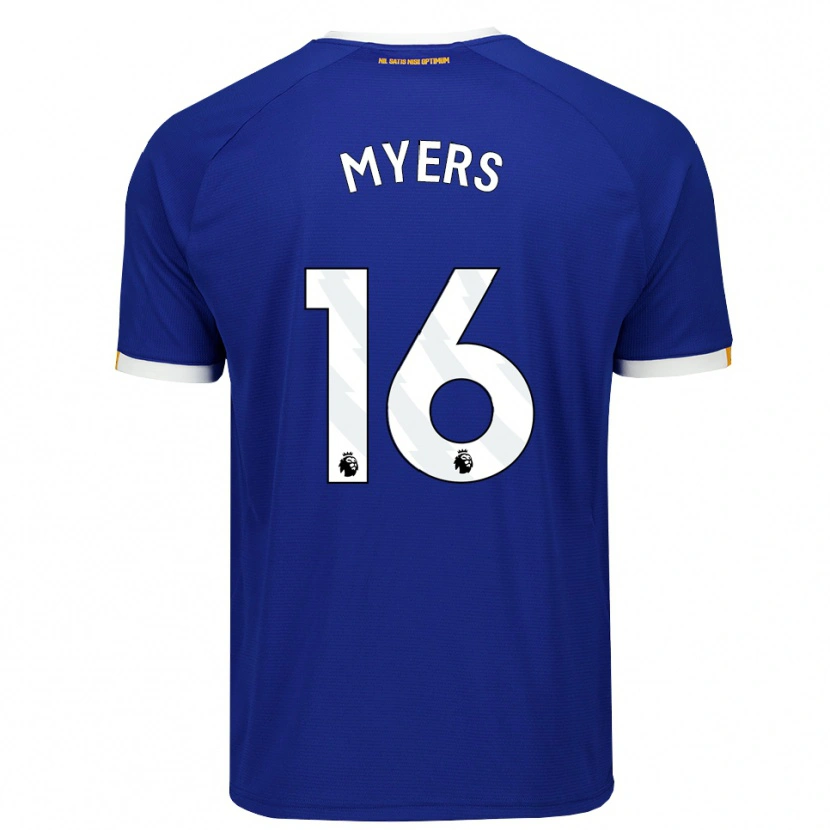 Danxen Herren Khairo Myers #16 Blau Weiß Gelb Heimtrikot Trikot 2026/27 T-Shirt