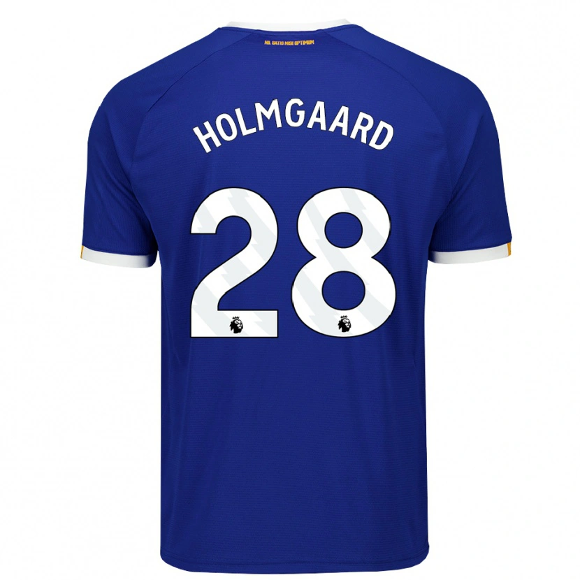 Danxen Herren Karen Holmgaard #28 Blau Weiß Gelb Heimtrikot Trikot 2026/27 T-Shirt