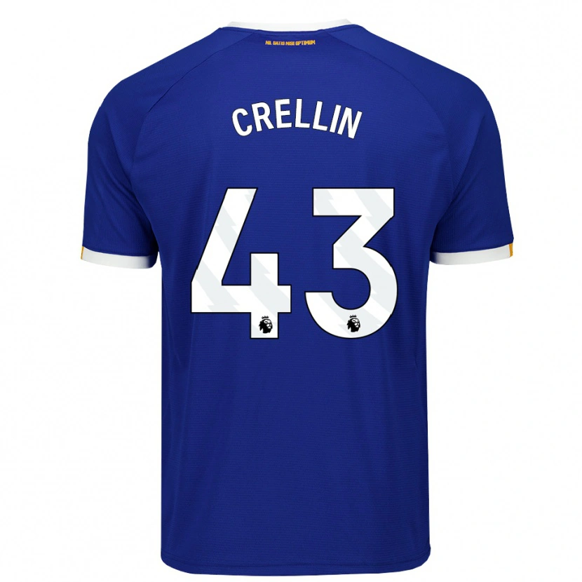 Danxen Herren Billy Crellin #43 Blau Weiß Gelb Heimtrikot Trikot 2026/27 T-Shirt