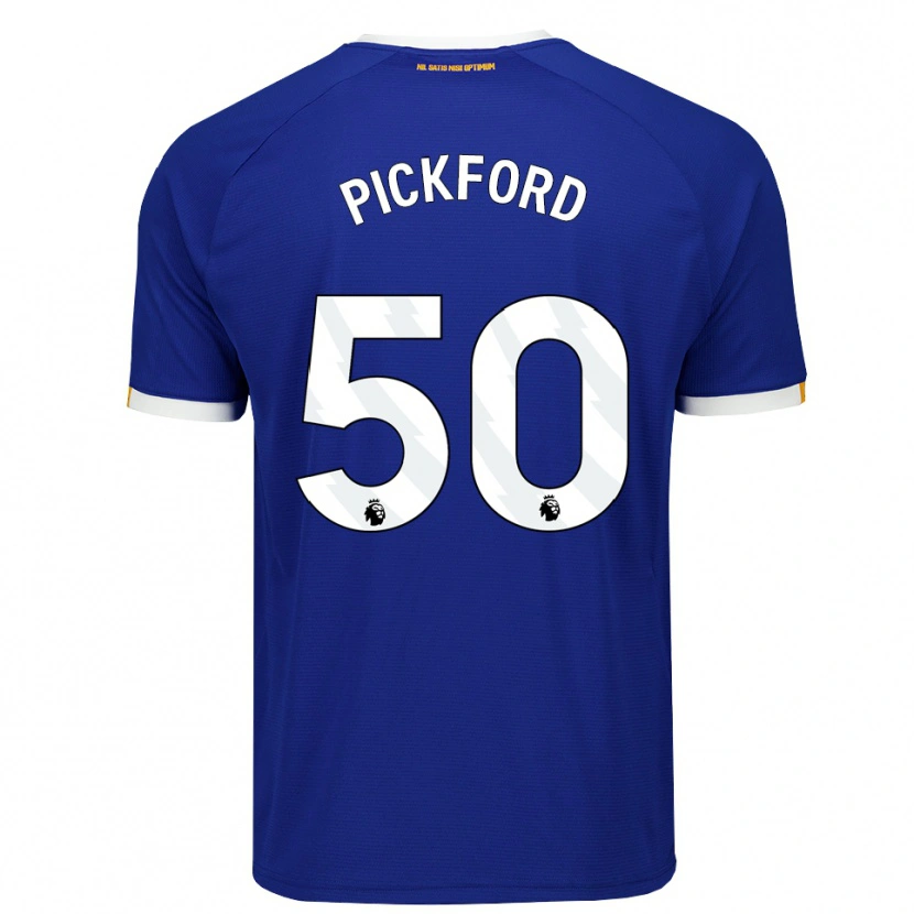 Danxen Herren George Pickford #50 Blau Weiß Gelb Heimtrikot Trikot 2026/27 T-Shirt