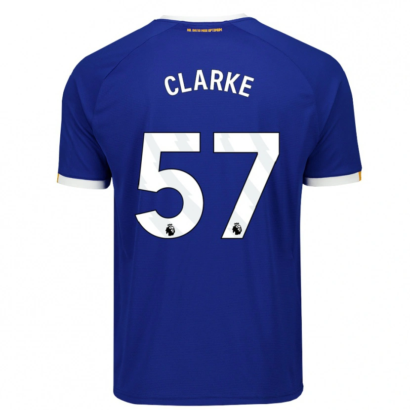 Danxen Herren Justin Clarke #57 Blau Weiß Gelb Heimtrikot Trikot 2026/27 T-Shirt