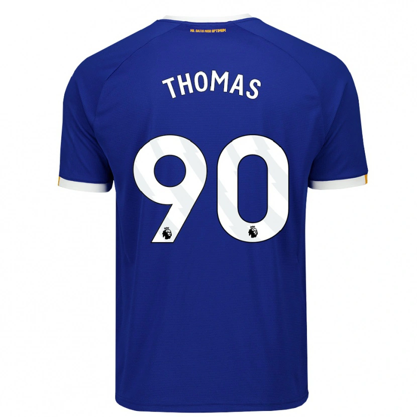 Danxen Herren Aled Thomas #90 Blau Weiß Gelb Heimtrikot Trikot 2026/27 T-Shirt