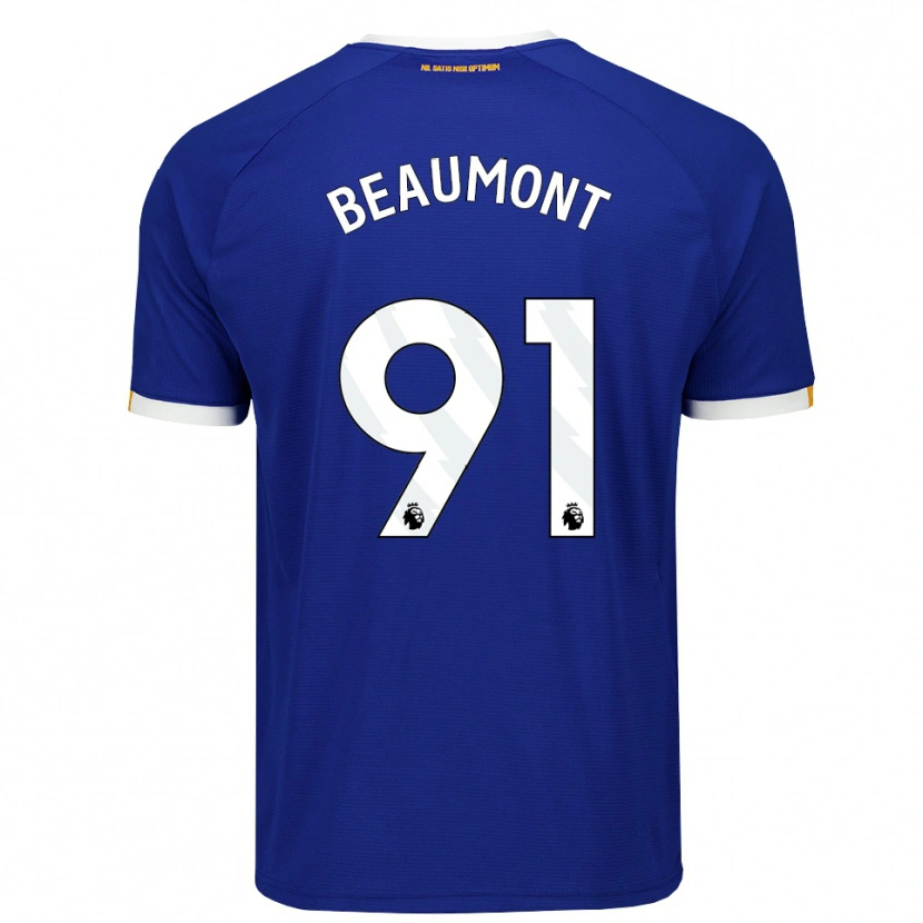 Danxen Herren Jacob Beaumont Clark #91 Blau Weiß Gelb Heimtrikot Trikot 2026/27 T-Shirt