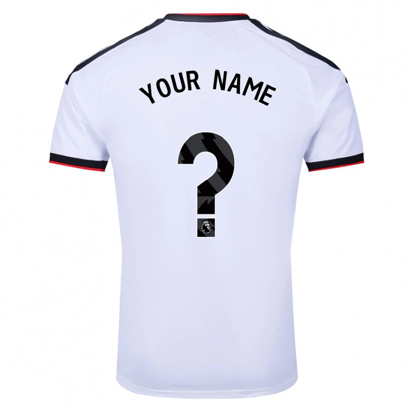 Danxen Herren Ihren Namen #0 Weiß Schwarz Rot Heimtrikot Trikot 2026/27 T-Shirt