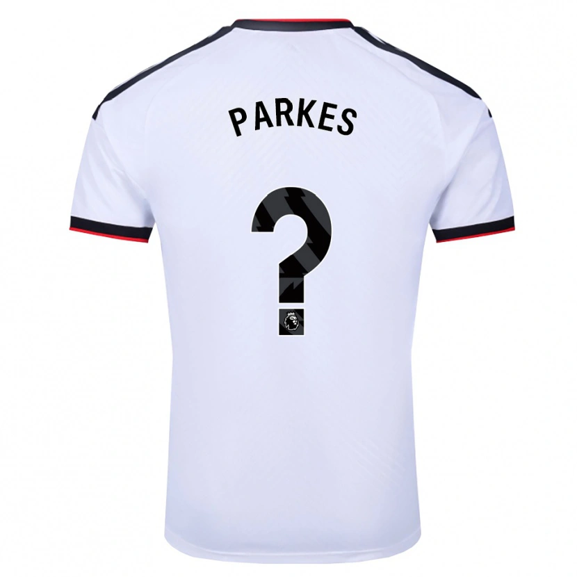 Danxen Herren Stefan Parkes #0 Weiß Schwarz Rot Heimtrikot Trikot 2026/27 T-Shirt