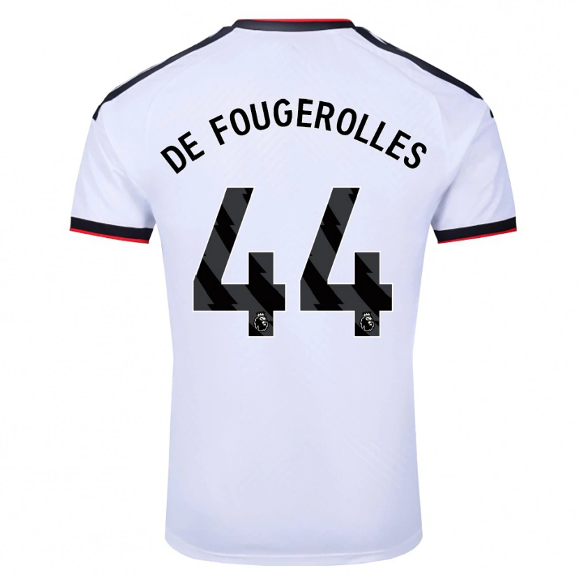 Danxen Herren Luc De Fougerolles #44 Weiß Schwarz Rot Heimtrikot Trikot 2026/27 T-Shirt