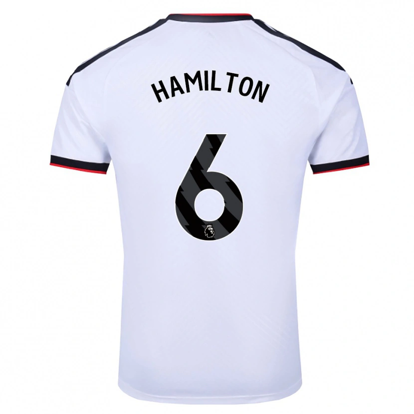 Danxen Herren Leo Hamilton #6 Weiß Schwarz Rot Heimtrikot Trikot 2026/27 T-Shirt