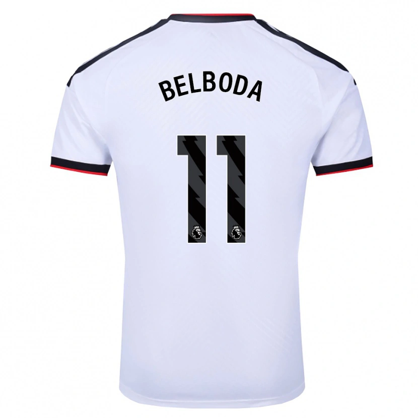 Danxen Herren Malachai Belboda #11 Weiß Schwarz Rot Heimtrikot Trikot 2026/27 T-Shirt