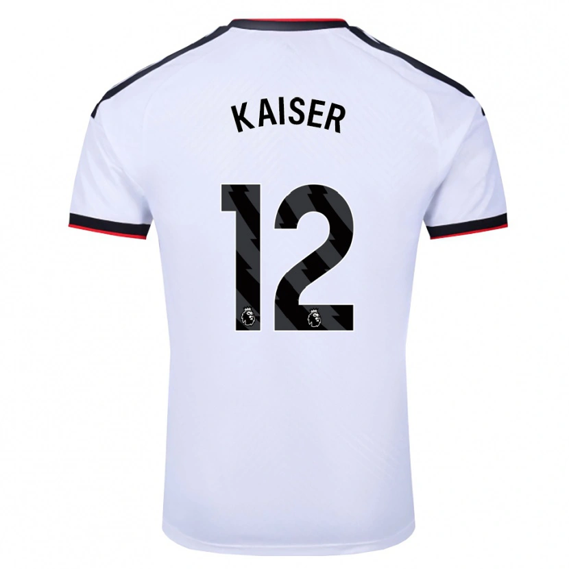 Danxen Herren Dino Kaiser #12 Weiß Schwarz Rot Heimtrikot Trikot 2026/27 T-Shirt