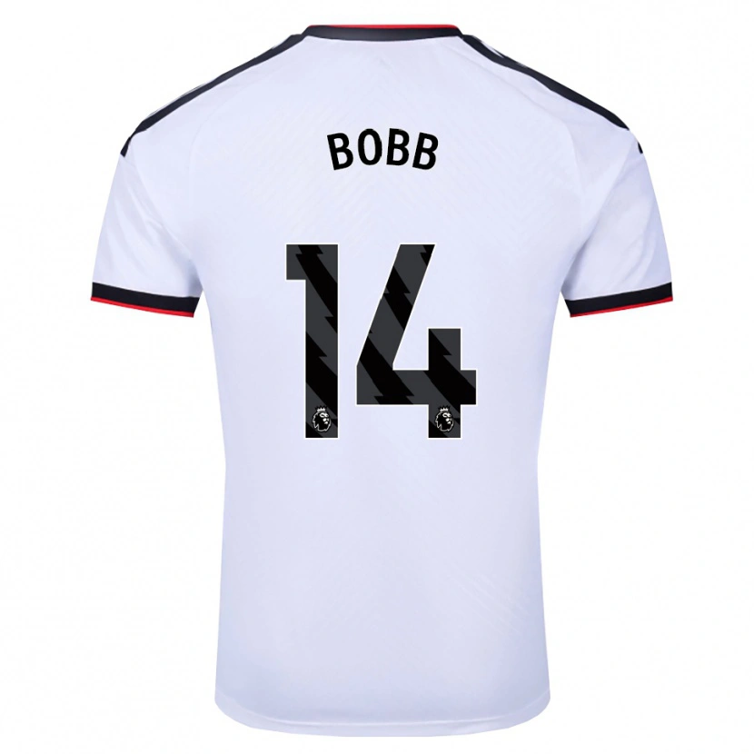 Danxen Herren Oscar Bobb #14 Weiß Schwarz Rot Heimtrikot Trikot 2026/27 T-Shirt