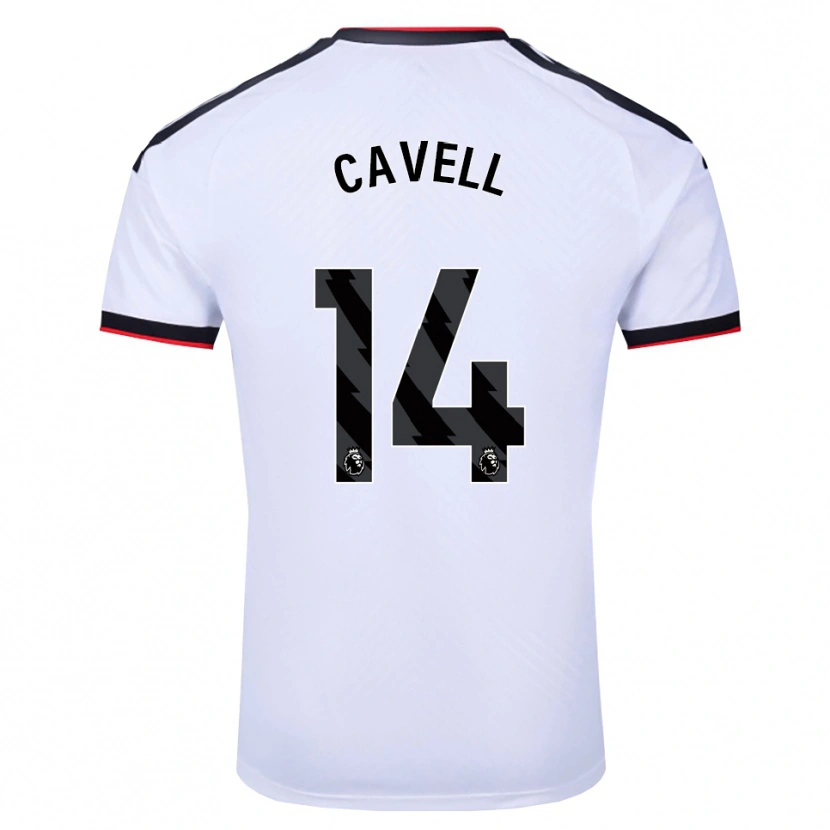 Danxen Herren Tarrell Cavell #14 Weiß Schwarz Rot Heimtrikot Trikot 2026/27 T-Shirt
