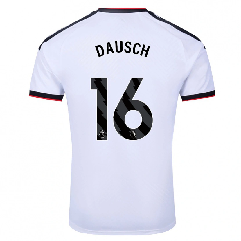 Danxen Herren Leo Dausch #16 Weiß Schwarz Rot Heimtrikot Trikot 2026/27 T-Shirt