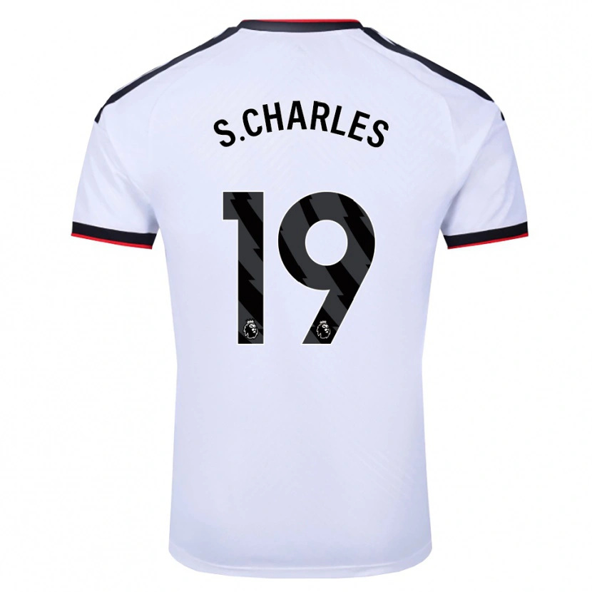 Danxen Herren Shea Charles #19 Weiß Schwarz Rot Heimtrikot Trikot 2026/27 T-Shirt