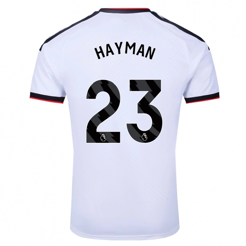 Danxen Herren Alex Hayman #23 Weiß Schwarz Rot Heimtrikot Trikot 2026/27 T-Shirt