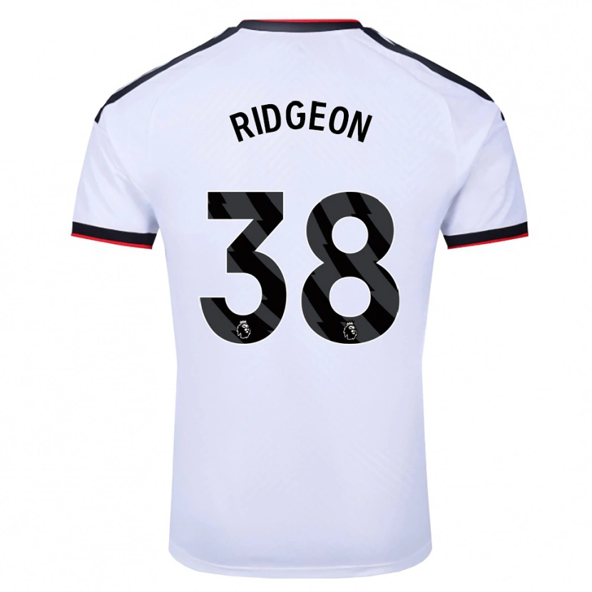 Danxen Herren Seth Ridgeon #38 Weiß Schwarz Rot Heimtrikot Trikot 2026/27 T-Shirt
