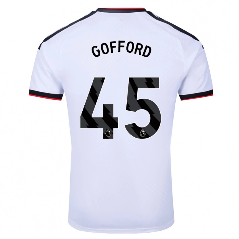 Danxen Herren Oliver Gofford #45 Weiß Schwarz Rot Heimtrikot Trikot 2026/27 T-Shirt