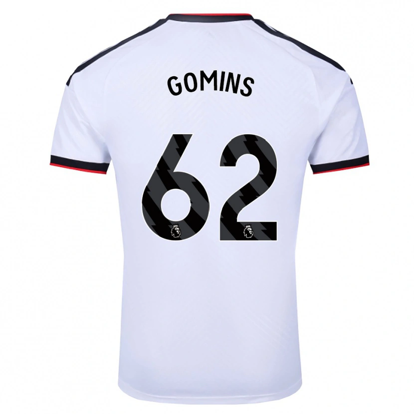 Danxen Herren Markuss Gomins #62 Weiß Schwarz Rot Heimtrikot Trikot 2026/27 T-Shirt