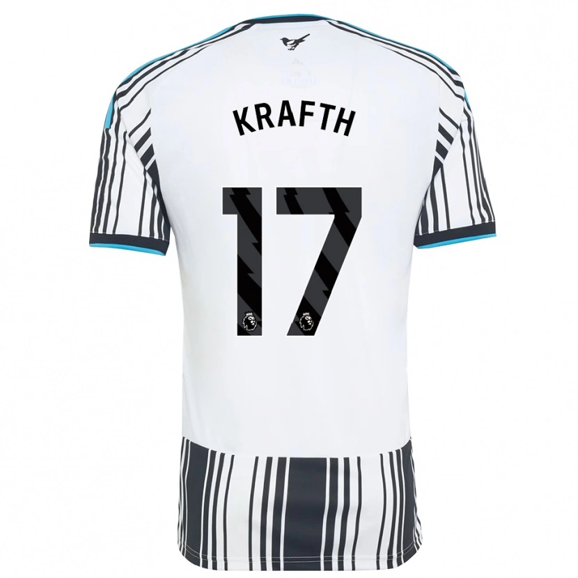 Danxen Herren Emil Krafth #17 Himmelsblau Schwarz Weiß Heimtrikot Trikot 2026/27 T-Shirt