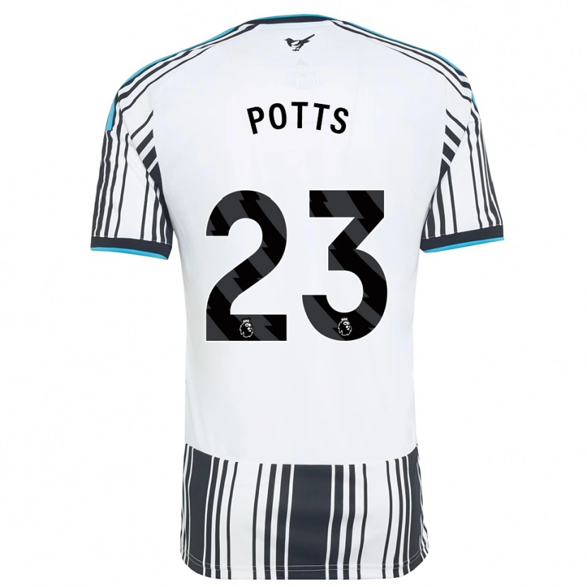 Danxen Herren Charlotte Potts #23 Himmelsblau Schwarz Weiß Heimtrikot Trikot 2026/27 T-Shirt