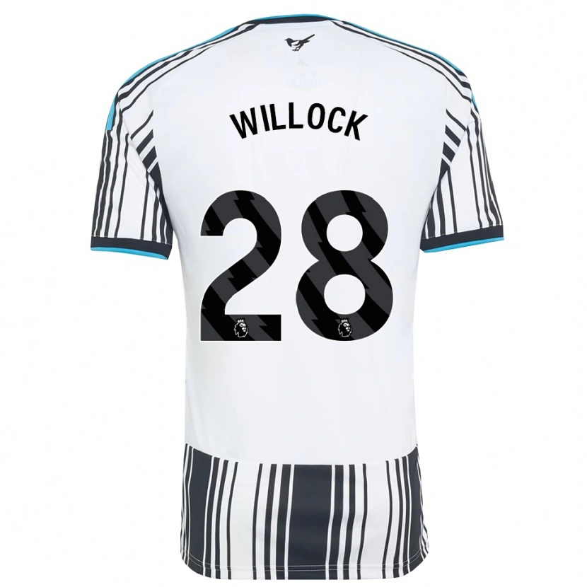 Danxen Herren Joe Willock #28 Himmelsblau Schwarz Weiß Heimtrikot Trikot 2026/27 T-Shirt