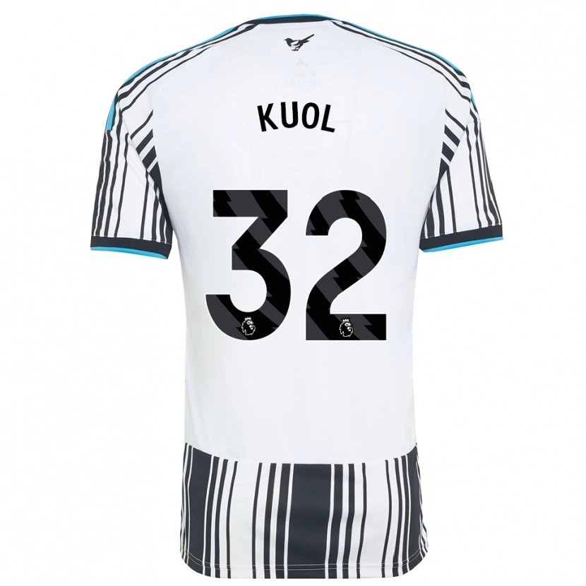 Danxen Herren Garang Kuol #32 Himmelsblau Schwarz Weiß Heimtrikot Trikot 2026/27 T-Shirt
