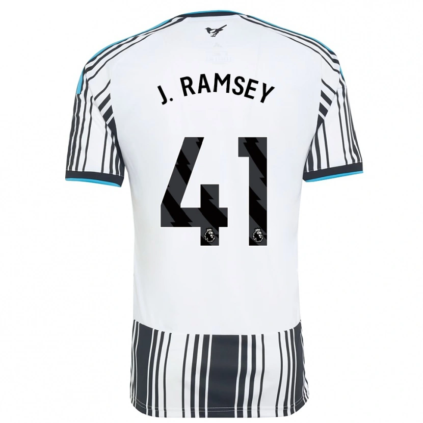 Danxen Herren Jacob Ramsey #41 Himmelsblau Schwarz Weiß Heimtrikot Trikot 2026/27 T-Shirt