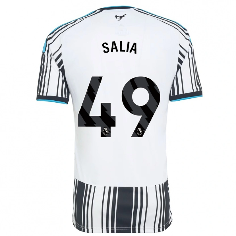 Danxen Herren Vakhtang Salia #49 Himmelsblau Schwarz Weiß Heimtrikot Trikot 2026/27 T-Shirt