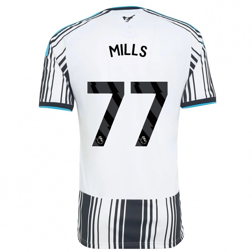 Danxen Herren Michael Mills #77 Himmelsblau Schwarz Weiß Heimtrikot Trikot 2026/27 T-Shirt
