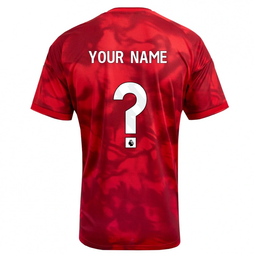 Danxen Herren Ihren Namen #0 Karmesin Weiß Heimtrikot Trikot 2026/27 T-Shirt